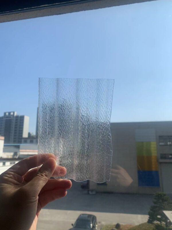 Polycarbonate Embossed Corrugated Mini Wave Sheet